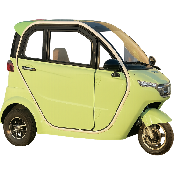 Elektrinis triratis motoroleris A6 1000W žalias Elektrinis triratis motoroleris A6 1000W žalias